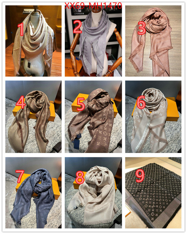 Scarf-LV fake high quality ID: MH1470 $: 69USD