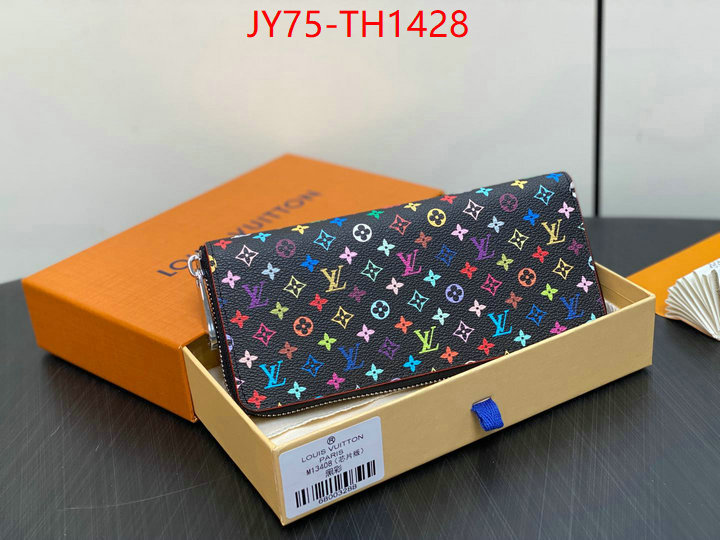 LV Bags(TOP)-Wallet sellers online ID: TH1428 $: 75USD,