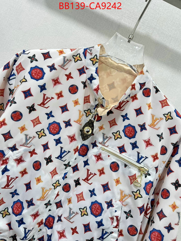 Clothing-LV replica designer ID: CA9242 $: 139USD