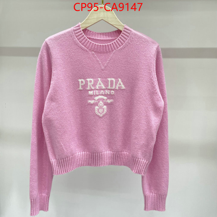 Clothing-Prada designer high replica ID: CA9147 $: 95USD