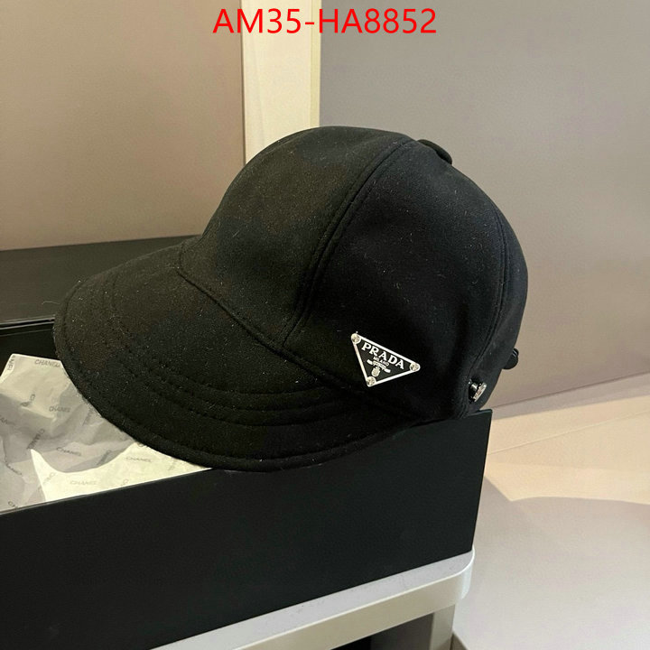 Cap (Hat)-Prada mirror quality ID: HA8852 $: 35USD