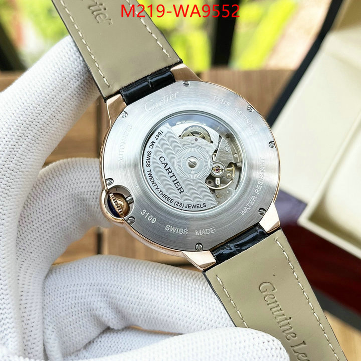 Watch(TOP)-Cartier buy the best replica ID: WA9552 $: 219USD