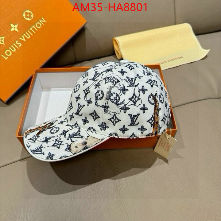 Cap(Hat)-LV mirror copy luxury ID: HA8801 $: 35USD