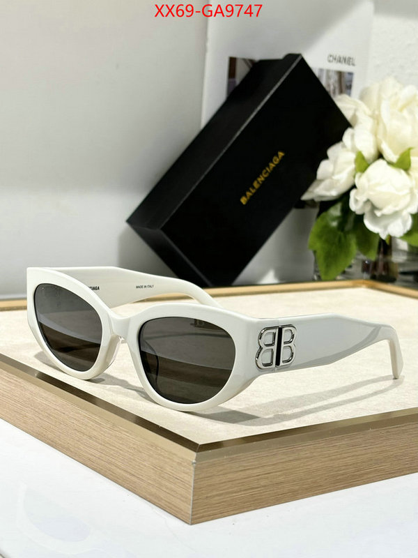 Glasses-Balenciaga buy high-quality fake ID: GA9747 $: 69USD