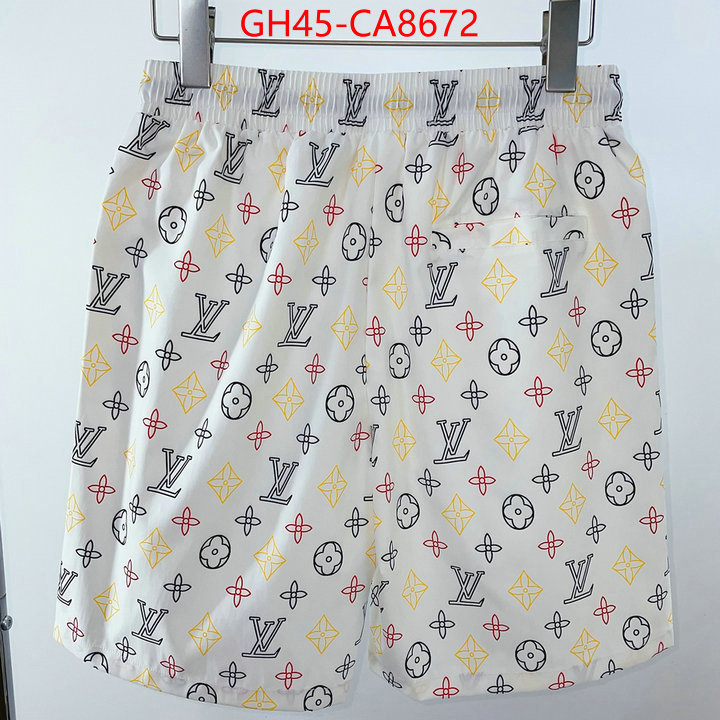 Beach Shorts-LV is it ok to buy replica ID: CA8672 $: 45USD