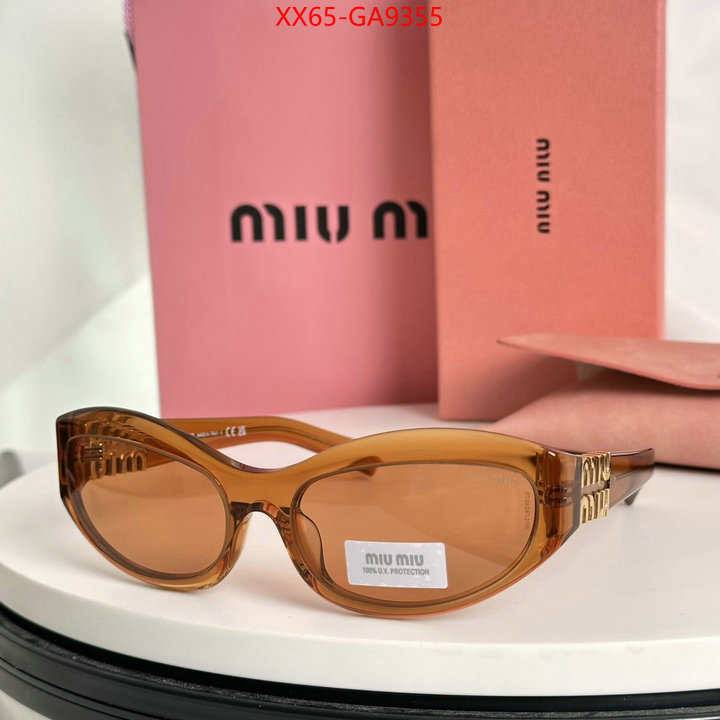 Glasses-Miu Miu cheap wholesale ID: GA9355 $: 65USD