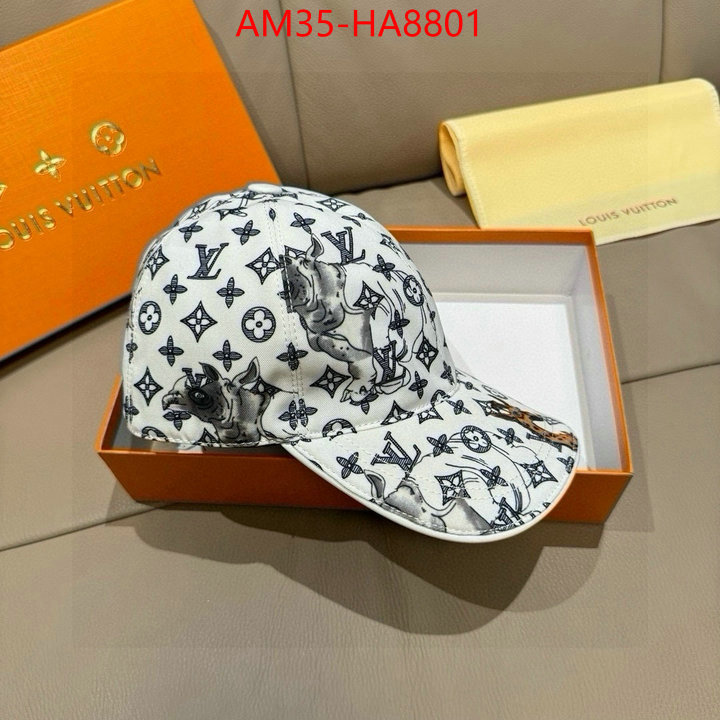 Cap(Hat)-LV mirror copy luxury ID: HA8801 $: 35USD