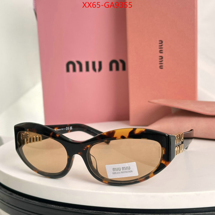 Glasses-Miu Miu cheap wholesale ID: GA9355 $: 65USD