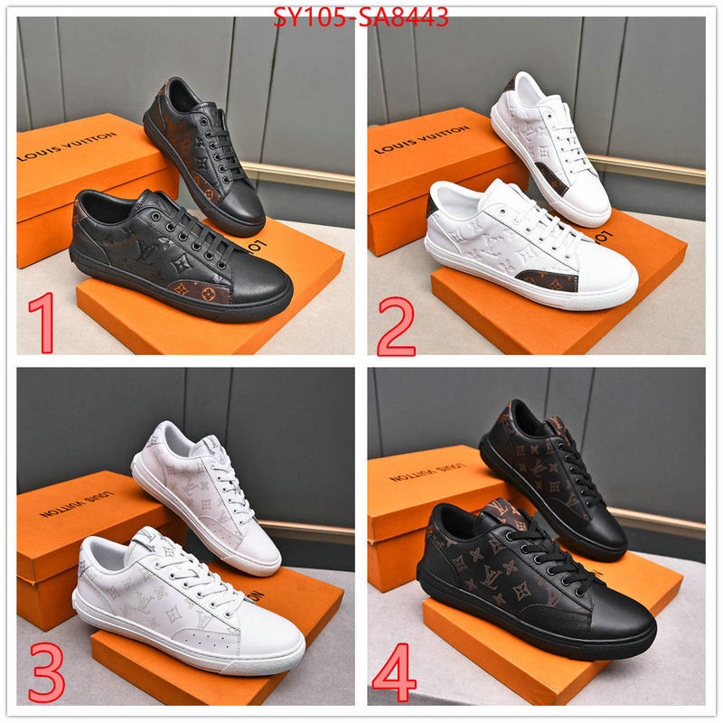 Men Shoes-LV top quality fake ID: SA8443 $: 105USD