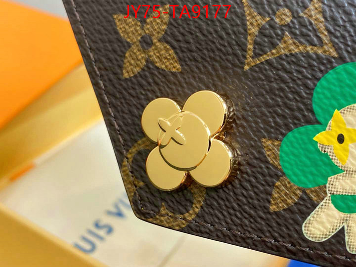 LV Bags(TOP)-Wallet replicas ID: TA9177 $: 75USD,