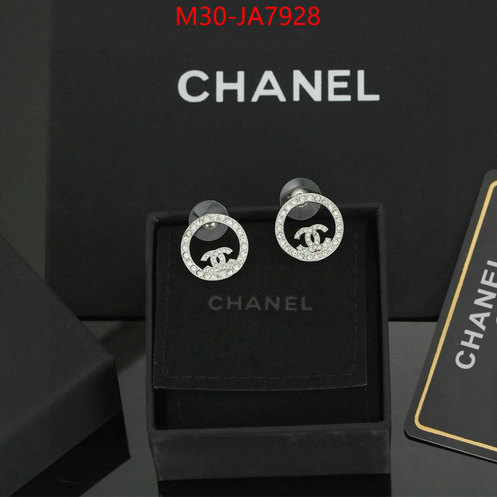 Jewelry-Chanel buy high-quality fake ID: JA7928 $: 30USD