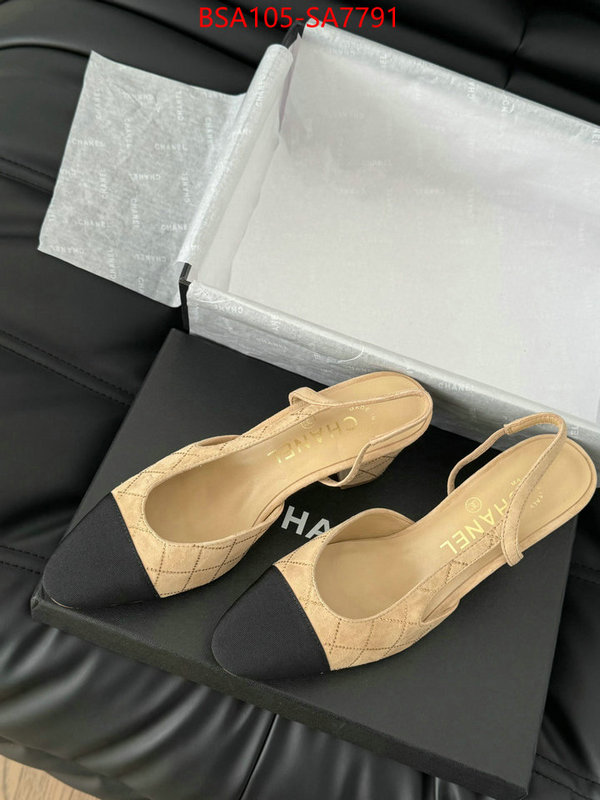 Women Shoes-Chanel aaaaa+ replica designer ID: SA7791 $: 105USD