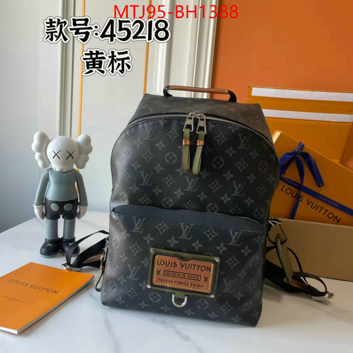 LV Bags(4A)-Backpack- replica ID: BH1388 $: 95USD,