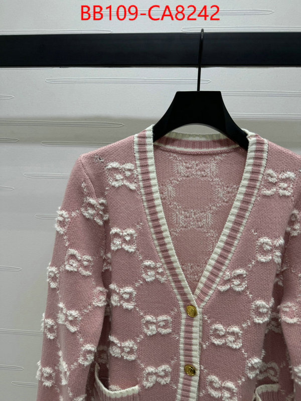 Clothing-Gucci what best replica sellers ID: CA8242 $: 109USD