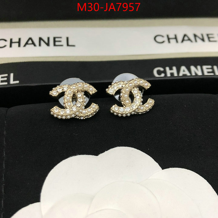 Jewelry-Chanel best quality fake ID: JA7957 $: 30USD