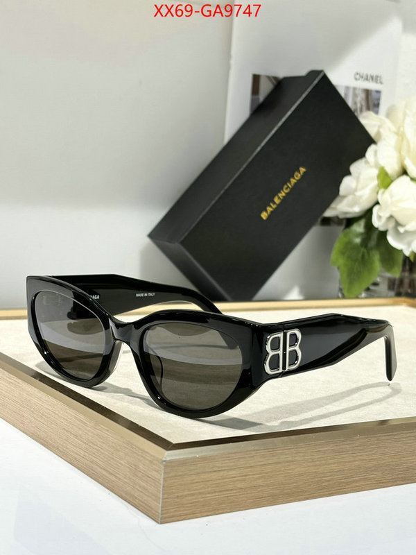 Glasses-Balenciaga buy high-quality fake ID: GA9747 $: 69USD