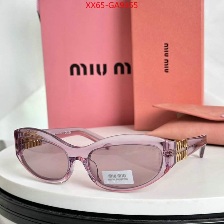 Glasses-Miu Miu cheap wholesale ID: GA9355 $: 65USD