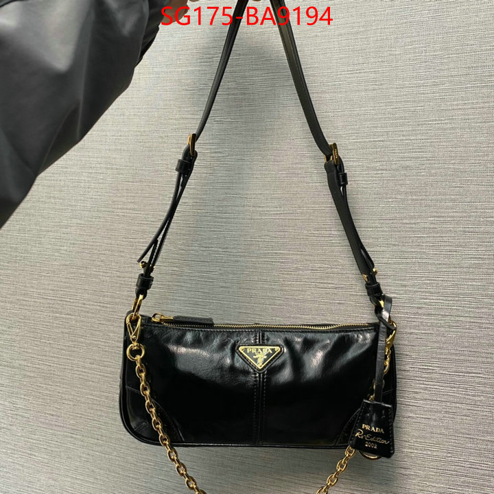 Prada Bags(TOP)-Crossbody- first copy ID: BA9194 $: 175USD,