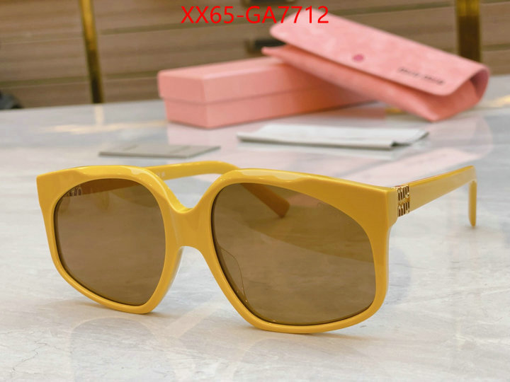 Glasses-Miu Miu fashion replica ID: GA7712 $: 65USD