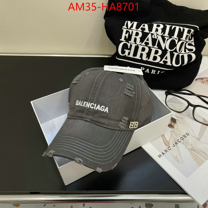 Cap(Hat)-Balenciaga high quality customize ID: HA8701 $: 35USD