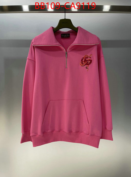 Clothing-Gucci top quality fake ID: CA9119 $: 109USD