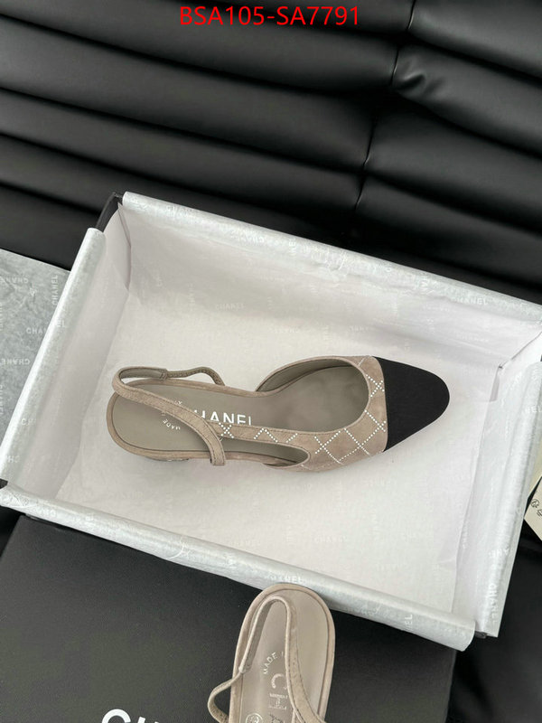 Women Shoes-Chanel aaaaa+ replica designer ID: SA7791 $: 105USD