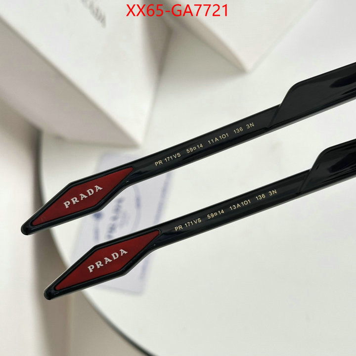 Glasses-Prada top fake designer ID: GA7721 $: 65USD