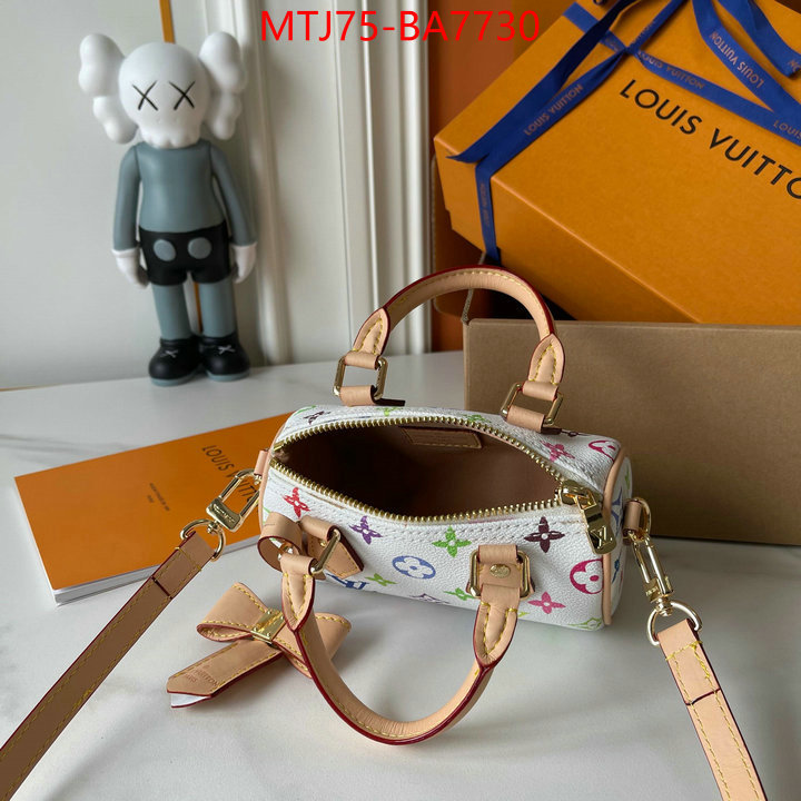 LV Bags(4A)-Speedy- cheap high quality replica ID: BA7730 $: 75USD,