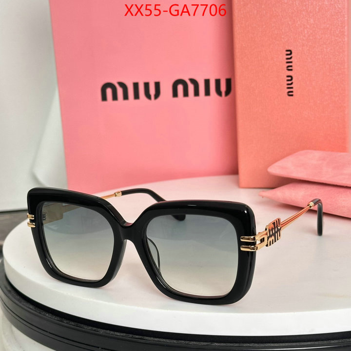 Glasses-Miu Miu buy cheap ID: GA7706 $: 55USD