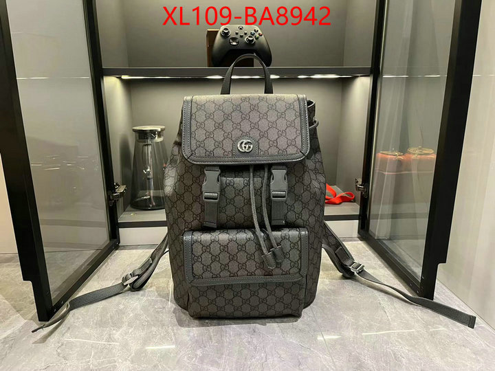 Gucci Bags(4A)-Backpack- top quality fake ID: BA8942 $: 109USD,