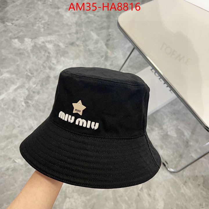 Cap(Hat)-Miu Miu high quality happy copy ID: HA8816 $: 35USD