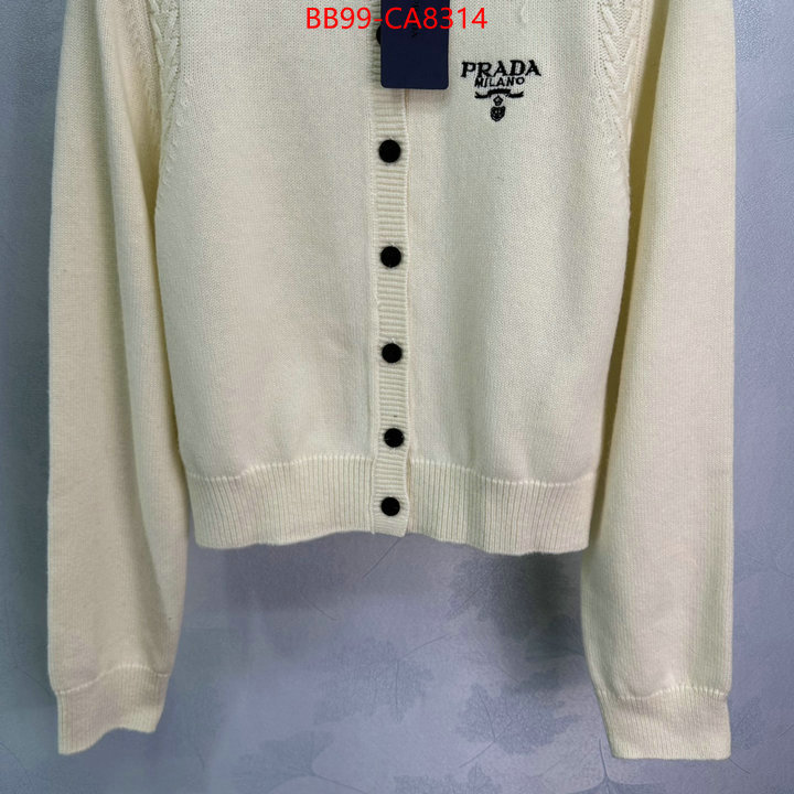 Clothing-Prada 2024 perfect replica designer ID: CA8314 $: 99USD