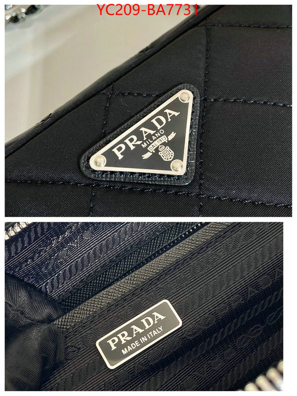 Prada Bags(TOP)-Handbag- perfect quality ID: BA7731 $: 209USD,