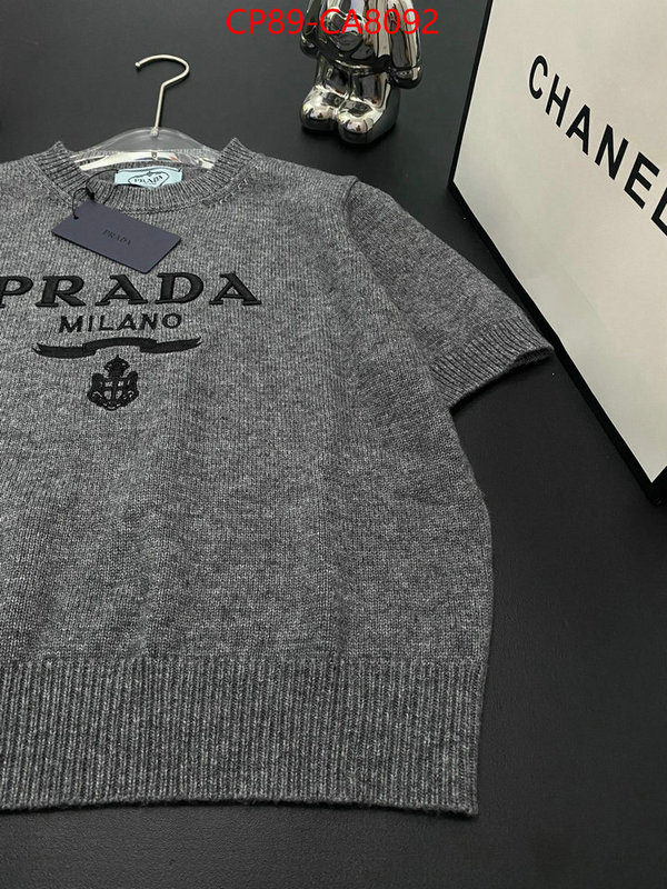 Clothing-Prada cheap online best designer ID: CA8092 $: 89USD