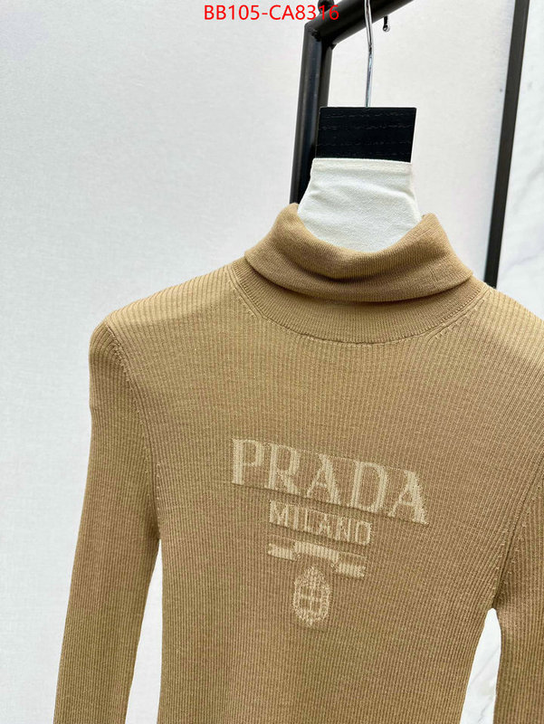 Clothing-Prada aaaaa+ replica designer ID: CA8316 $: 105USD