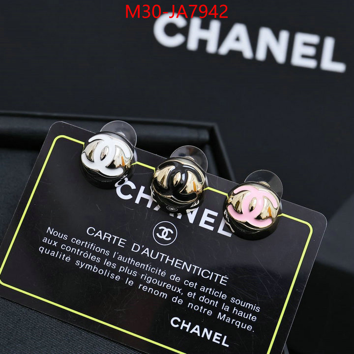 Jewelry-Chanel fake ID: JA7942 $: 30USD