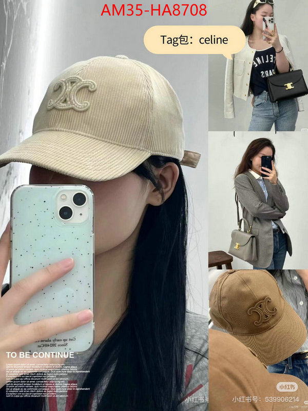 Cap(Hat)-Celine high quality replica ID: HA8708 $: 35USD