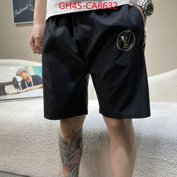 Beach Shorts-LV highest quality replica ID: CA8632 $: 45USD