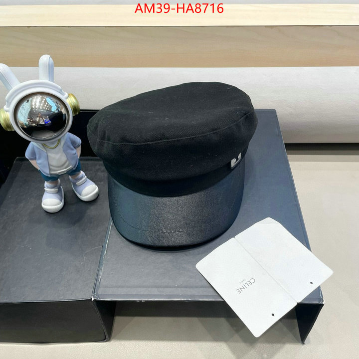 Cap(Hat)-Celine replica 1:1 high quality ID: HA8716 $: 39USD