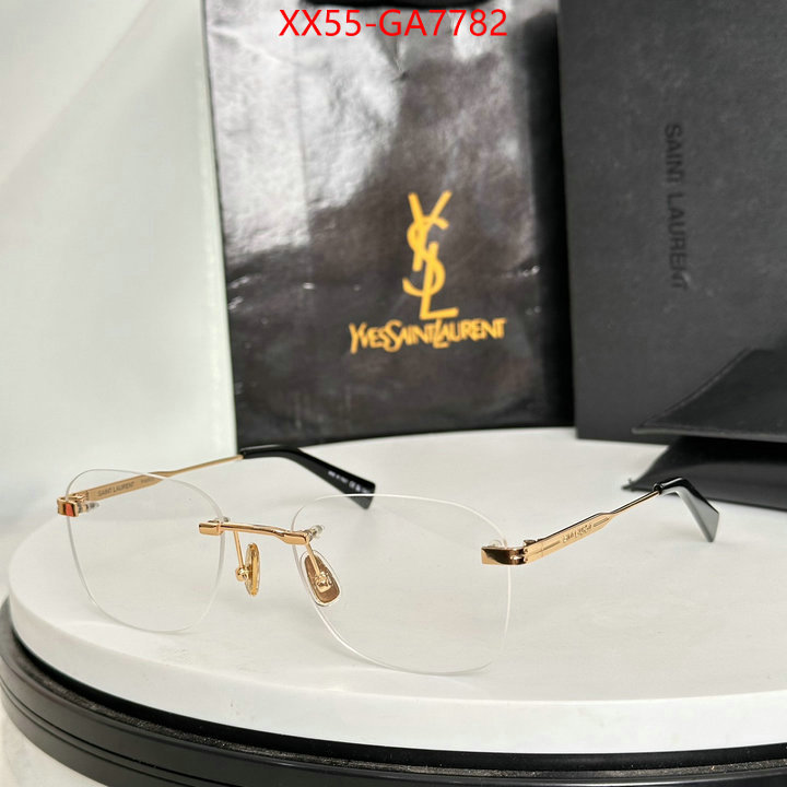 Glasses-YSL luxury 7 star replica ID: GA7782 $: 55USD