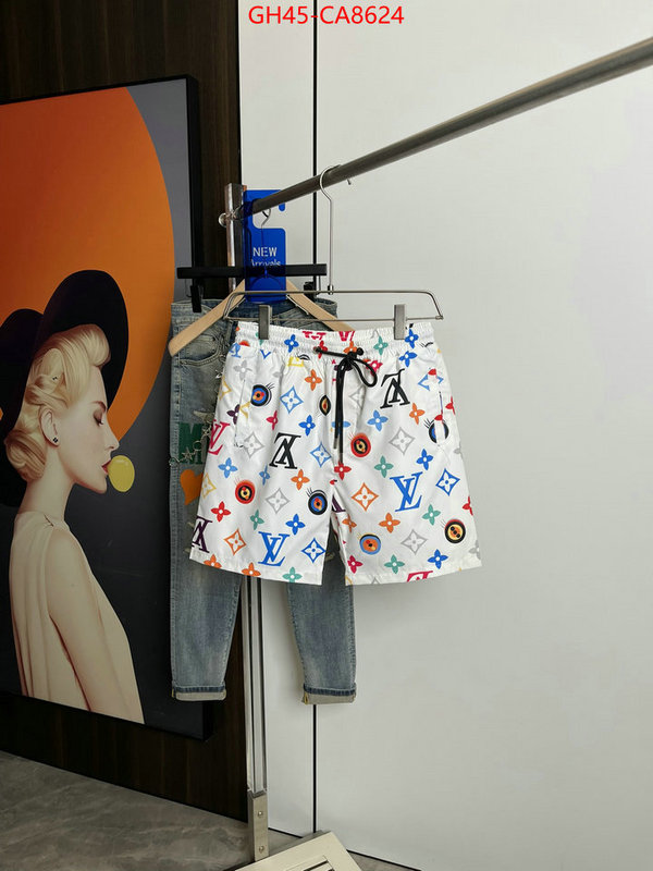 Beach Shorts-LV cheap high quality replica ID: CA8624 $: 45USD