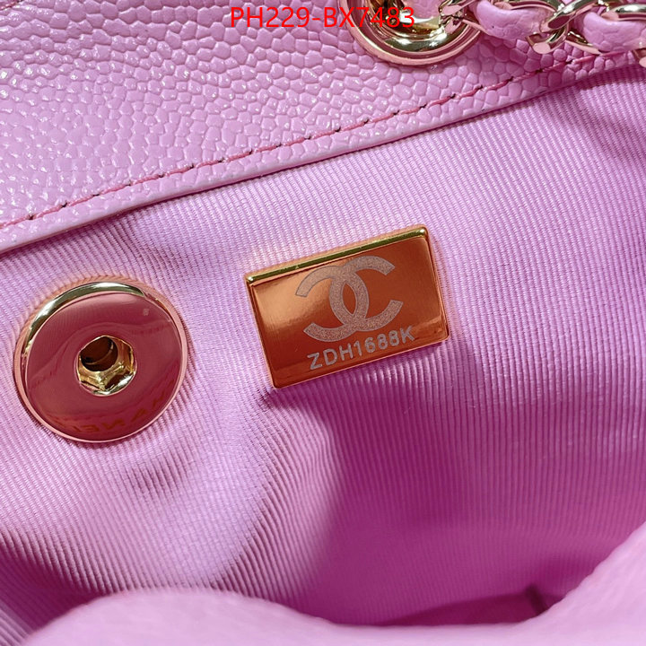 Chanel Bags(TOP)-Crossbody- good quality replica ID: BX7483 $: 229USD,