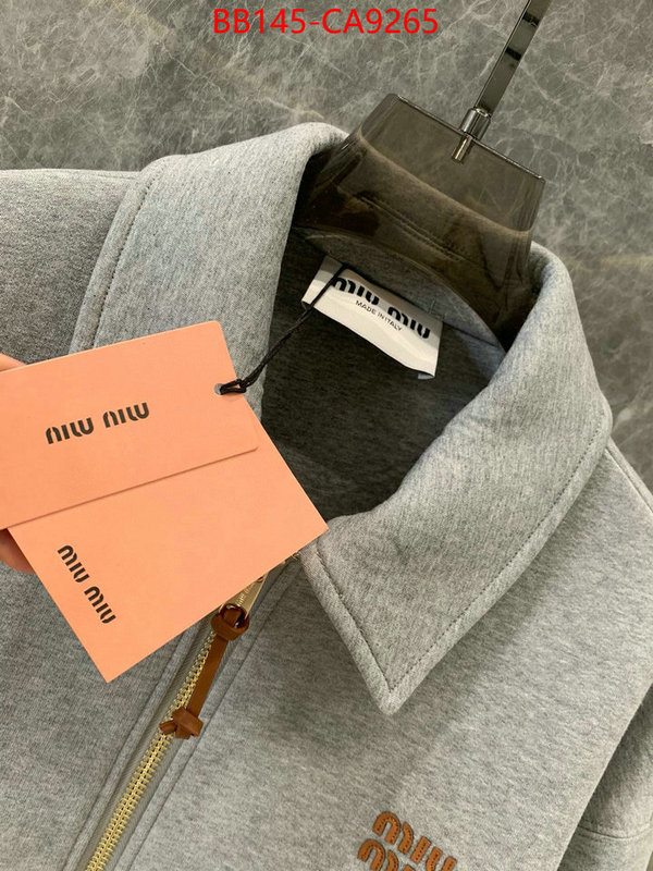 Clothing-MIU MIU every designer ID: CA9265 $: 145USD