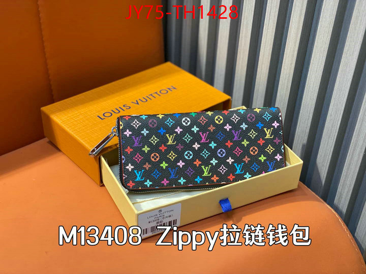 LV Bags(TOP)-Wallet sellers online ID: TH1428 $: 75USD,