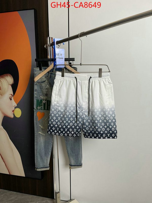 Beach Shorts-LV designer 7 star replica ID: CA8649 $: 45USD