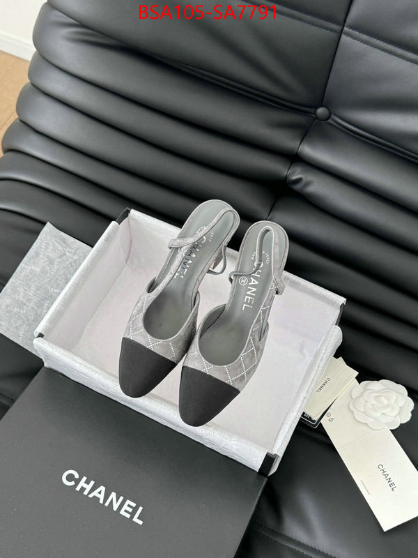 Women Shoes-Chanel aaaaa+ replica designer ID: SA7791 $: 105USD