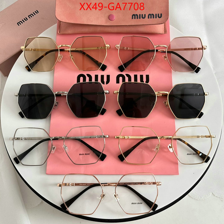 Glasses-Miu Miu high quality aaaaa replica ID: GA7708 $: 49USD