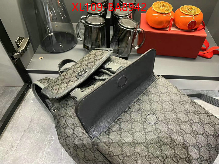 Gucci Bags(4A)-Backpack- top quality fake ID: BA8942 $: 109USD,