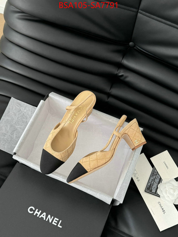 Women Shoes-Chanel aaaaa+ replica designer ID: SA7791 $: 105USD