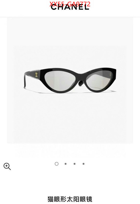 Glasses-Chanel luxury shop ID: GA9772 $: 55USD